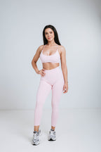 High-waist Leggings Pink