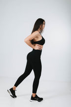 High-waist Leggings Black
