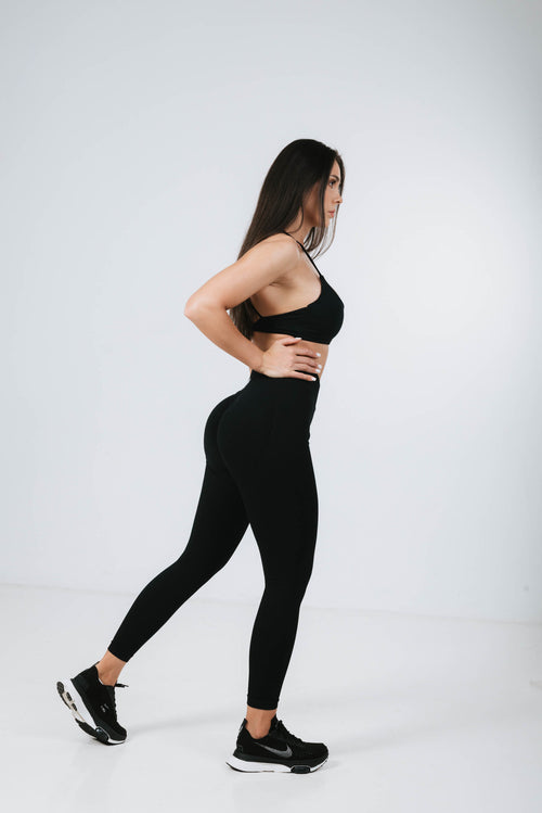 High-waist Leggings Black
