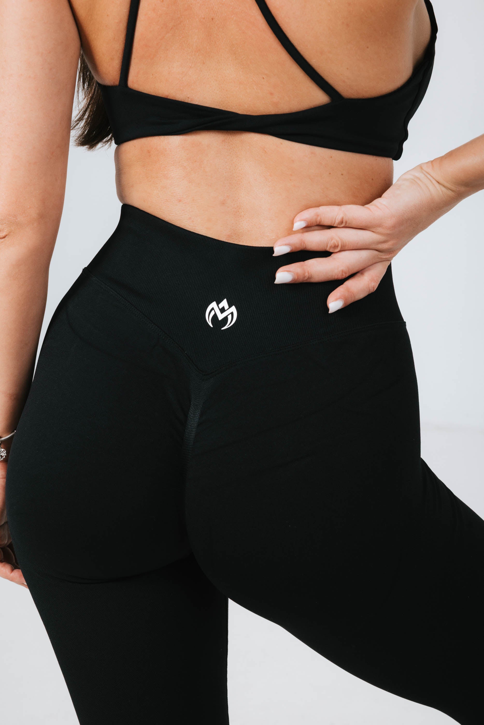 High-waist Leggings Black